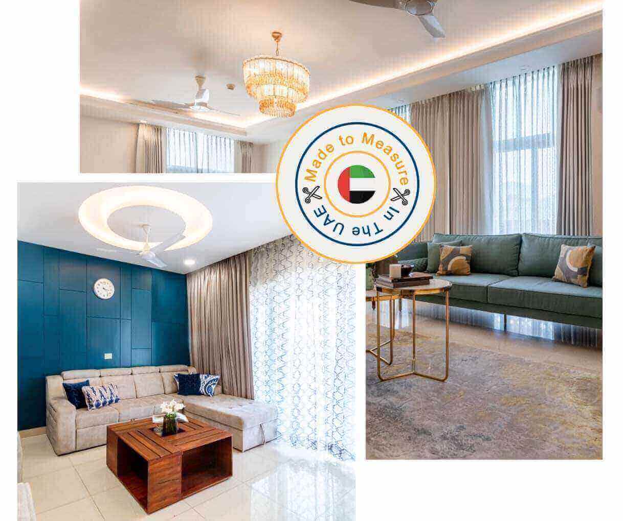 Best Living room curtains Dubai Installation