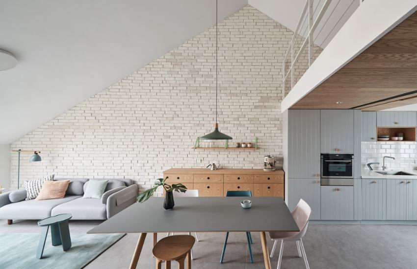 Tips For Choosing Your Wallpaper For Sloped Interior Ceilings