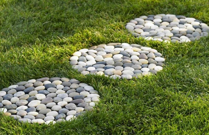 Add Some Pebbles & Rocks Around the Grass