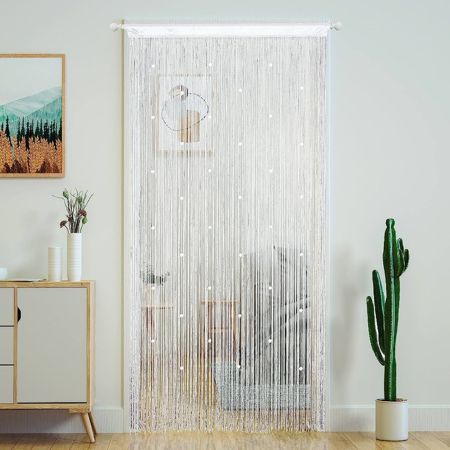 Beaded curtains for door