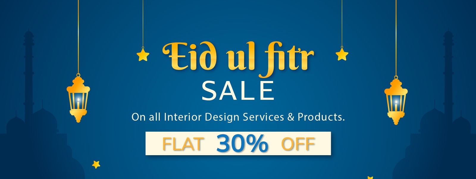 Sale banner for eid ul fitar